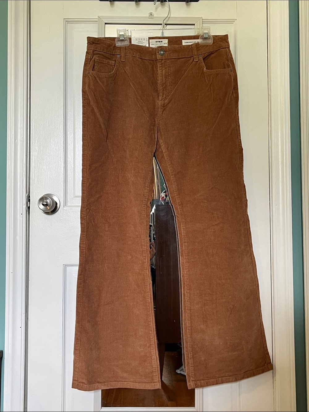 Cotton:On - brand new brown corduroy boot leg pants